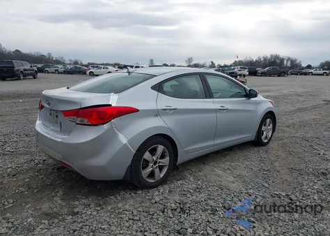 2013 Hyundai Elantra Gls/Limited from USA, damaged, VIN 5NPDH4AE3DH168994